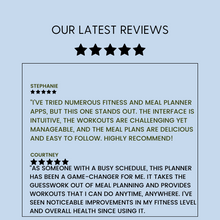 Load image into Gallery viewer, Ultimate Fitness & Meal Planner | Printable Health Tracker | Workout Log | Nutrition Journal | Digital Download