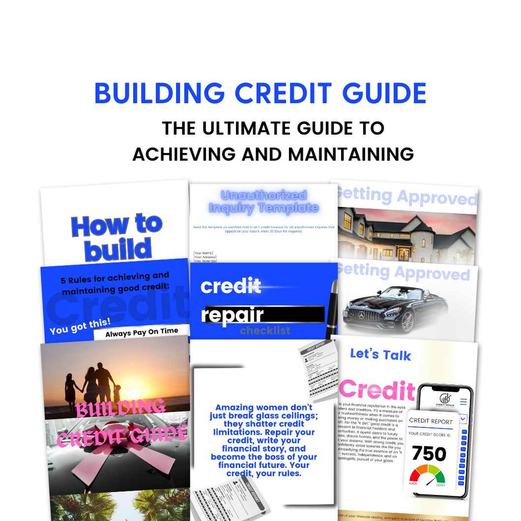 Good Credit Guide | Personal & Business Credit | Build Credit Fast | Digital Download