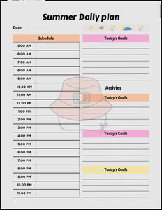 2025 Summer Planner for Kids | Fun Activities & Organizational Tools