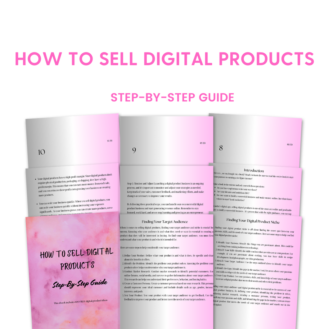 How To Sell Digital Products Step-By-Step Guide | Online Business Tips